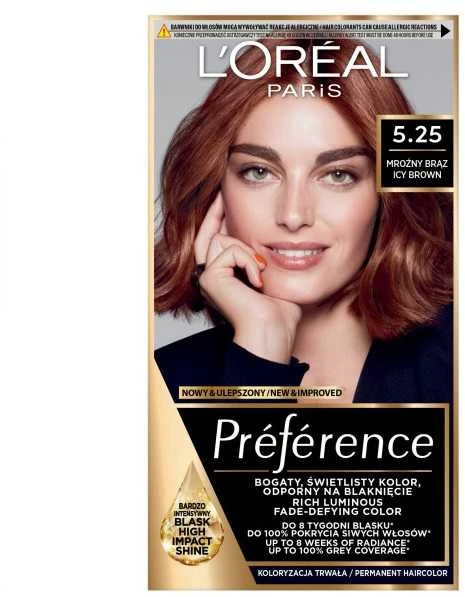 L'Oréal Paris Préférence Récital Hair Color moterims, 60 ml
