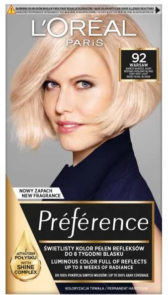 „L'Oreal Paris Preference 9.2 Varšuva“.