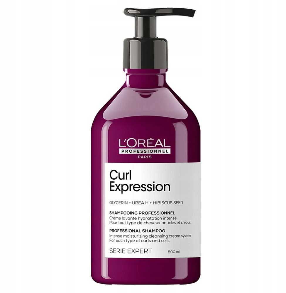 Plaukų šampūnas L’oreal Professionnel Curl Expression Intense Moisturizing Cleansing Kreminis Šampūnas 500ml