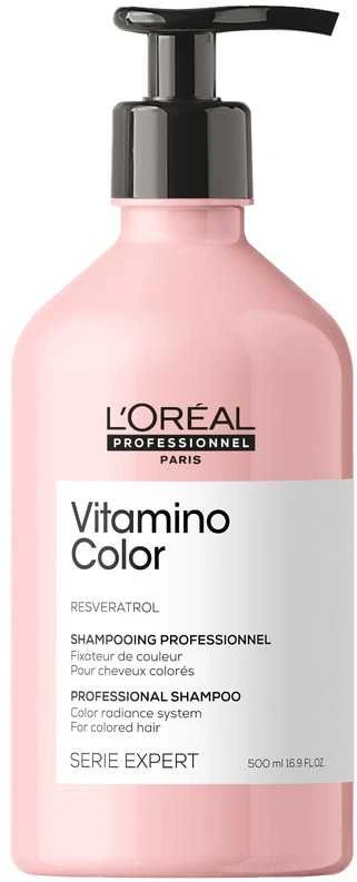 Šampūnas dažytiems plaukams L‘oreal Professionnel Vitamino Color Šampūnas 500ml