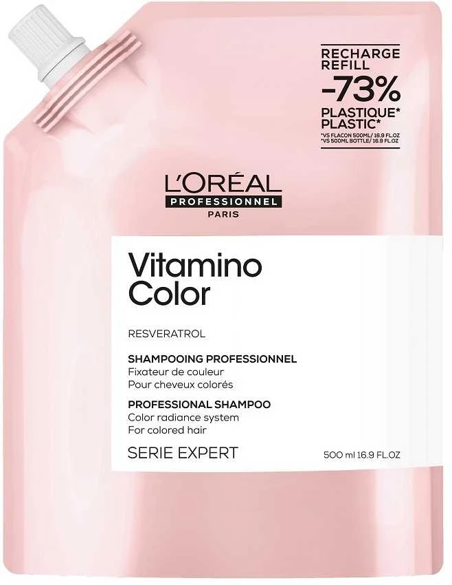 L'oreal Professionnel Vitamino Color Champú Recarga, 500 ml