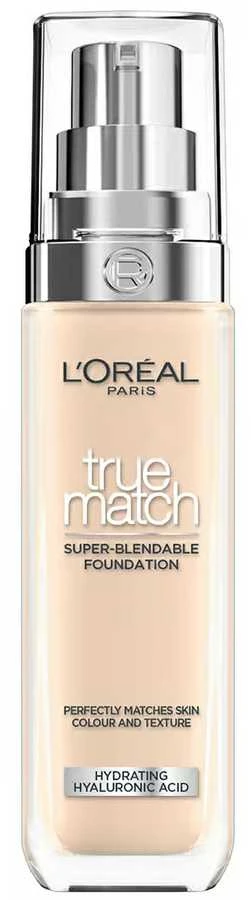 L’Oréal Paris True Match True Matcoolh Founeutraldationeutral 1.cool Rose Ivory Buteliukas su pompa Skystis 30 ml