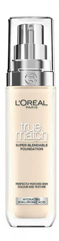 L’Oréal Paris True Match True Matcoolh Founeutraldationeutral 0.5.neutral. Porcoolelaineutral Buteliukas su pompa Skystis 30 ml