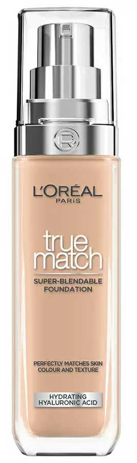 L'Oreal Paris True Match Foundation 4,5N neutralus apatinis tonas, 30 ml