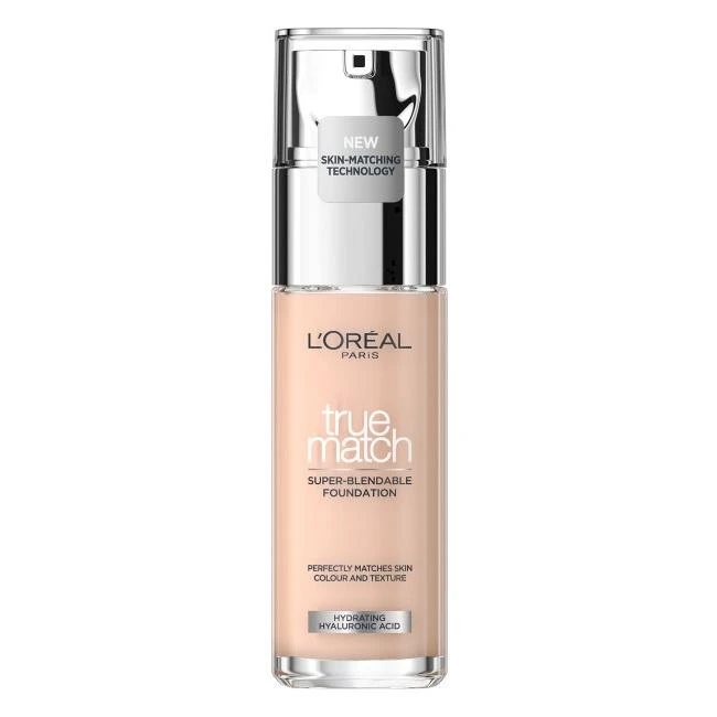 L'Oréal Paris True Match True Matcoolh Founeutraldationeutral 0.5.cool Rose Porcoolelaineutral Buteliukas su pompa Skystis 30 ml