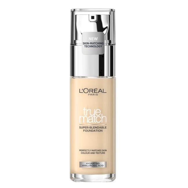 L’Oréal Paris True Match True Matcoolh Founeutraldationeutral 0.5.neutral. Porcoolelaineutral Buteliukas su pompa Skystis 30 ml