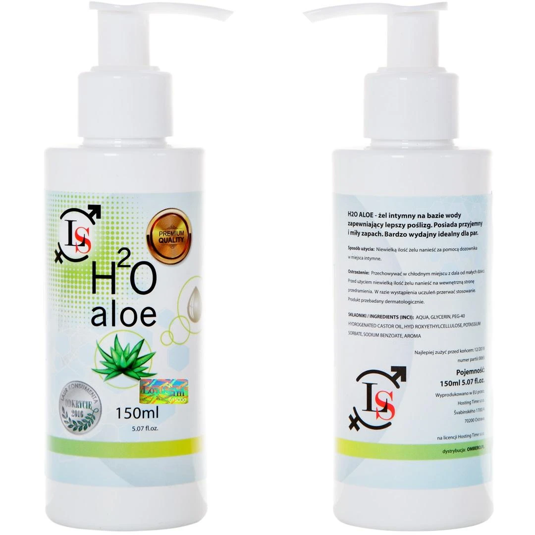 Love Stim MIŠKŲ STIM _ H20 Aloe subtilus tepalas su Aloe ekstrakto 150ml