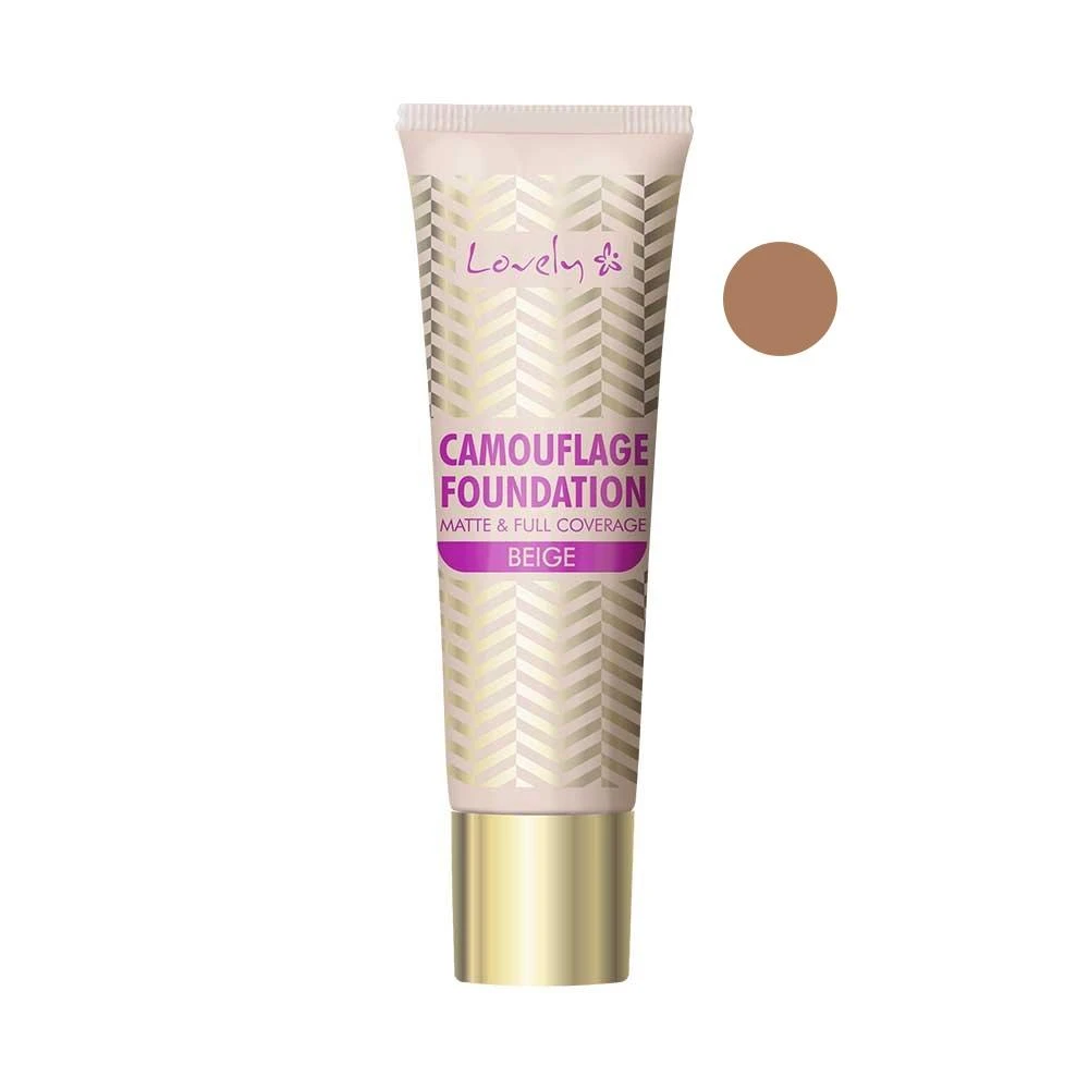 Lovely Camouflage Foundation 4 rusvai gelsvas, 25 g