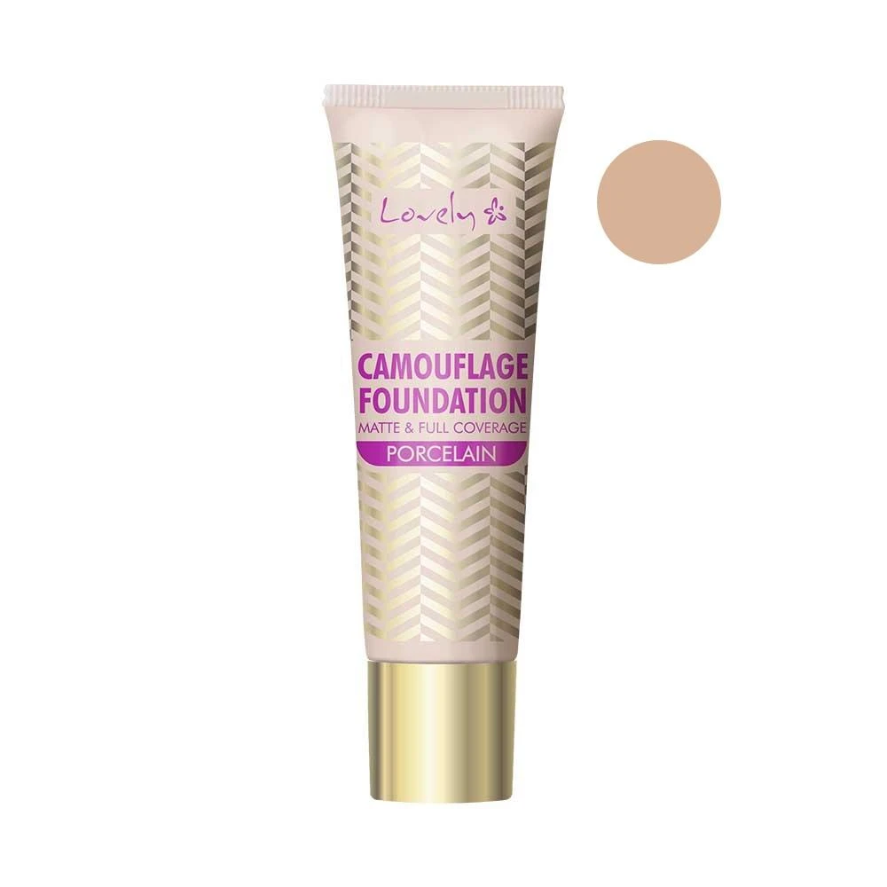 Lovely Camouflage Foundation 1 Porcelianas, 25 g
