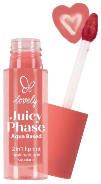 Lovely Juicy Phase Aqua Based 2 in 1 lūpų dažai 02 4g