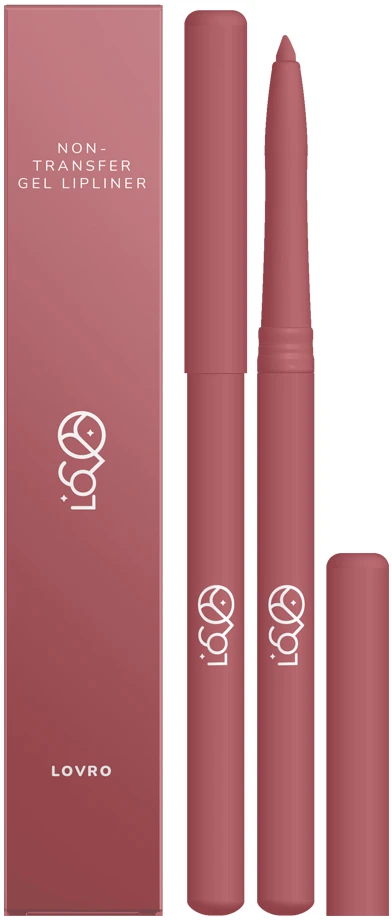 „Lovro Non-Transfer Lipliner Gel“ lūpų pieštukas „01 Medium“ 0,6 g