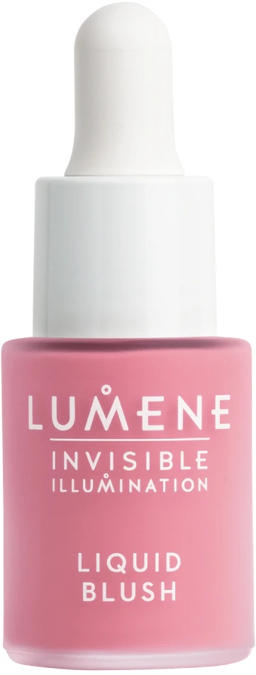 Lumene Invisible Illumination Liquid Blush skysti skaistalai, atspalvis: Frosty Petal, 15 ml