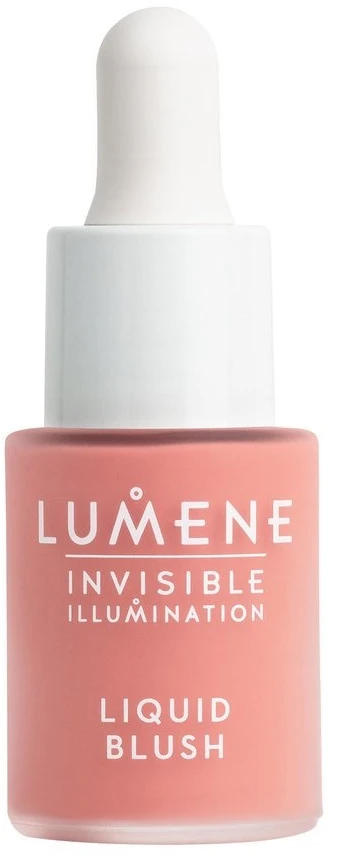 Lumene Invisible Illumination Liquid Blush skysti skaistalai, atspalvis: Rožinė Blossom, 15 ml