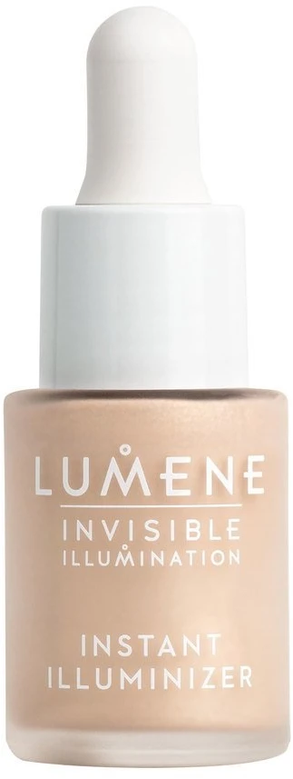 Lumene Invisible Illumination Instant Illuminizer skysta švytėjimo suteikianti priemonė, atspalvis: Golden Hour, 15 ml