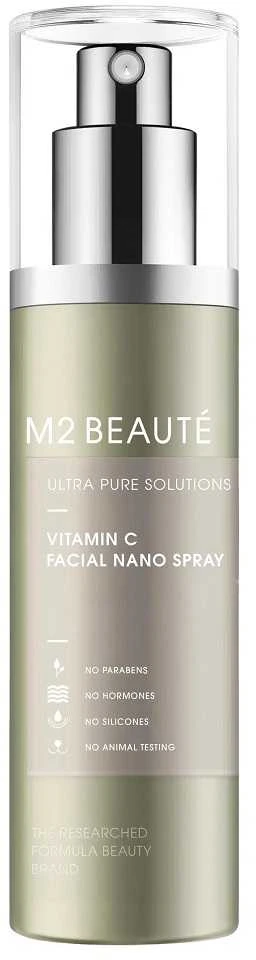 M2 Beaute Ultra Pure Solutions vitamino C drėkinamasis purškiklis veidui, 75 ml