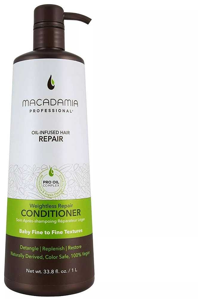 Macadamia Weightless Repair Conditioner neapsunkinantis plaukų drėkinamasis kondicionierius, 1000 ml