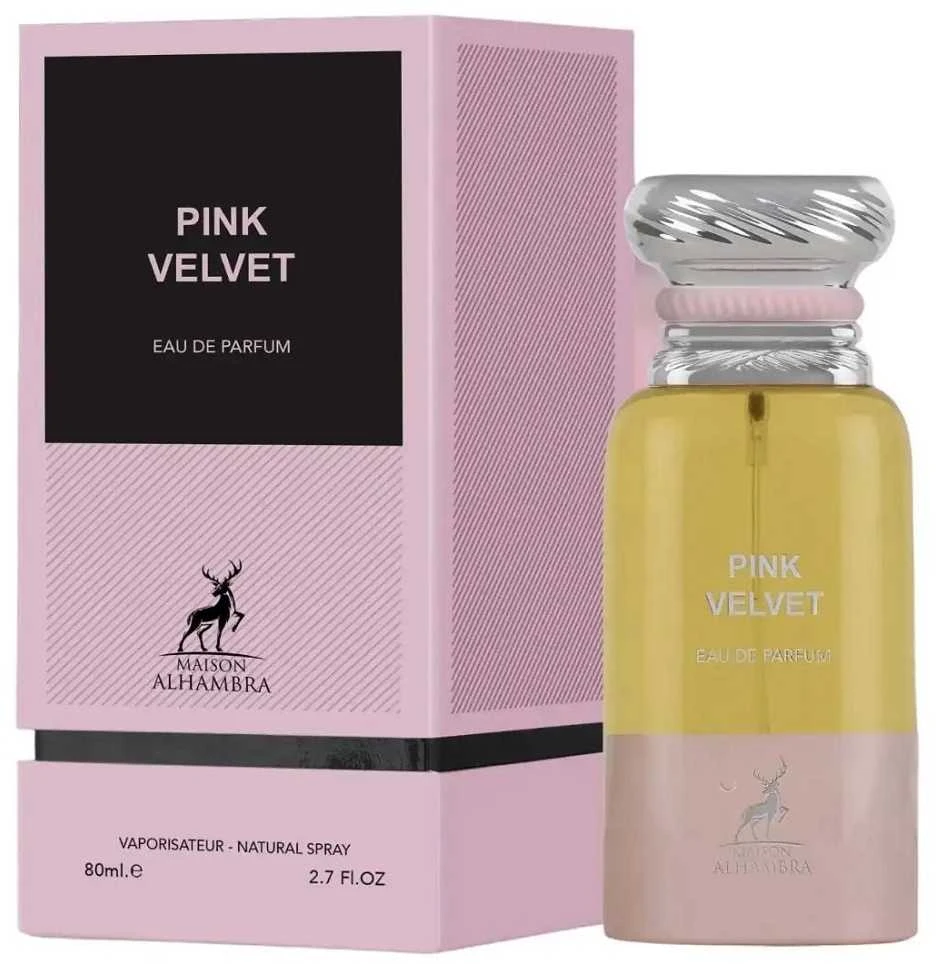 Maison Alhambra Rožinė Velvet (Rose Petals) EDP parfumuotas vanduo moterims, 80 ml