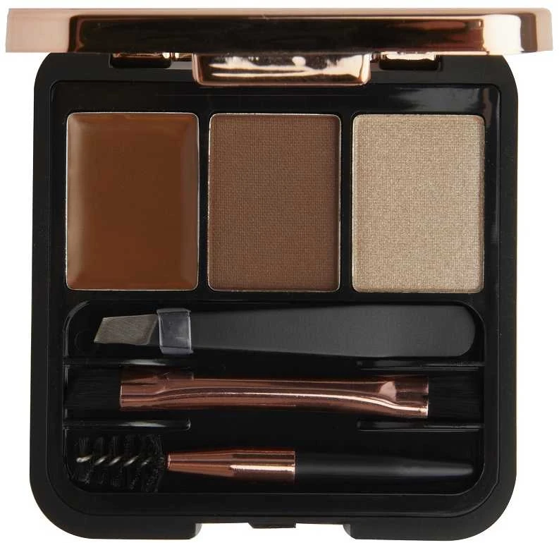 Makeup Revolution London Brow Sculpt Kit rinkinys ir paletė antakiams moterims, 2,2 g