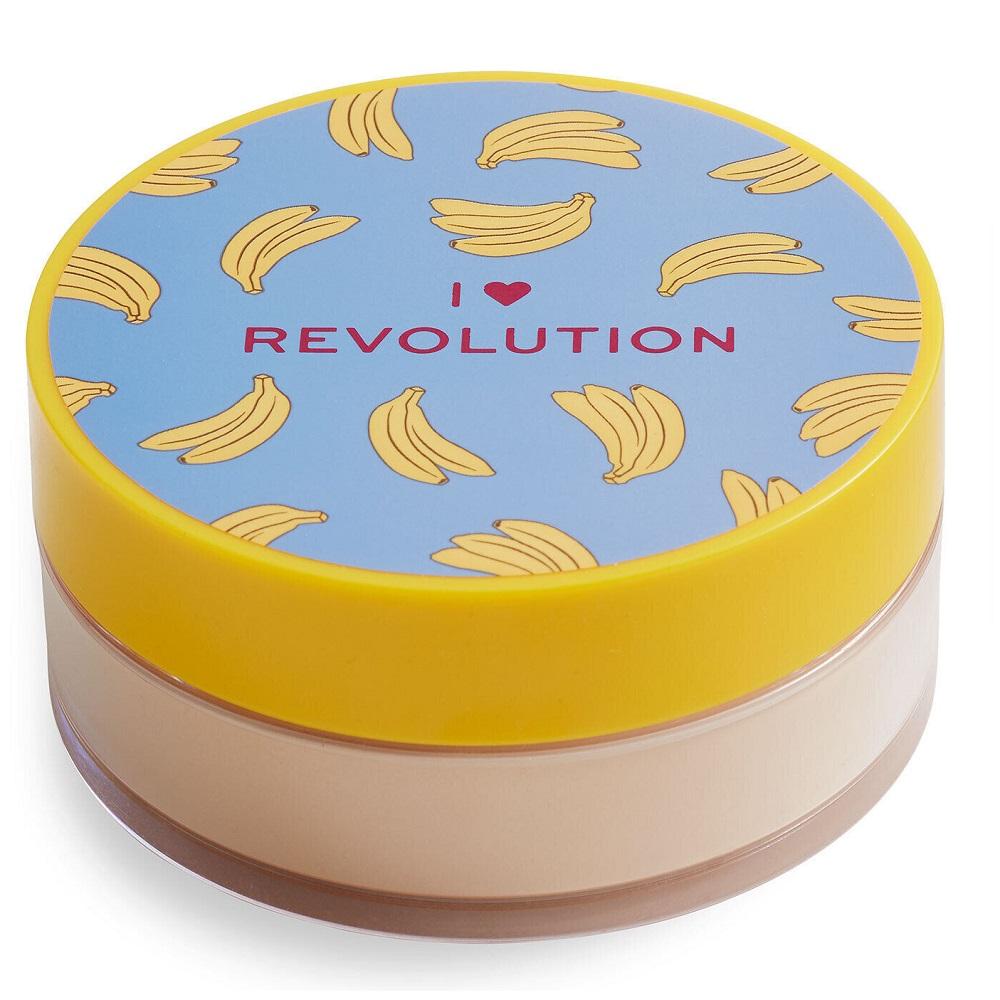 „Makeup Revolution I Heart Revolution“ biri fiksuojamoji pudra, bananų skonio, 22 g