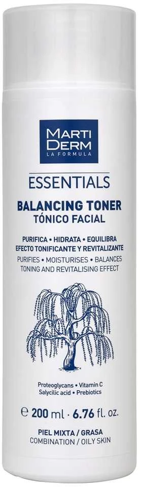 Martiderm Essentials Balancing Toneris subalansuojantis veido tonikas, 200 ml