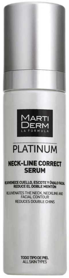 Martiderm Platinum Neck-Line Correct Serum koreguojamasis kaklo ir iškirptės odos serumas, 50 ml