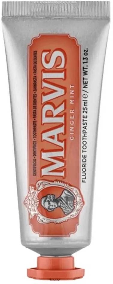 Marvis Ginger Mint Imbiero ir mėtų skonio dantų pasta, 25 ml