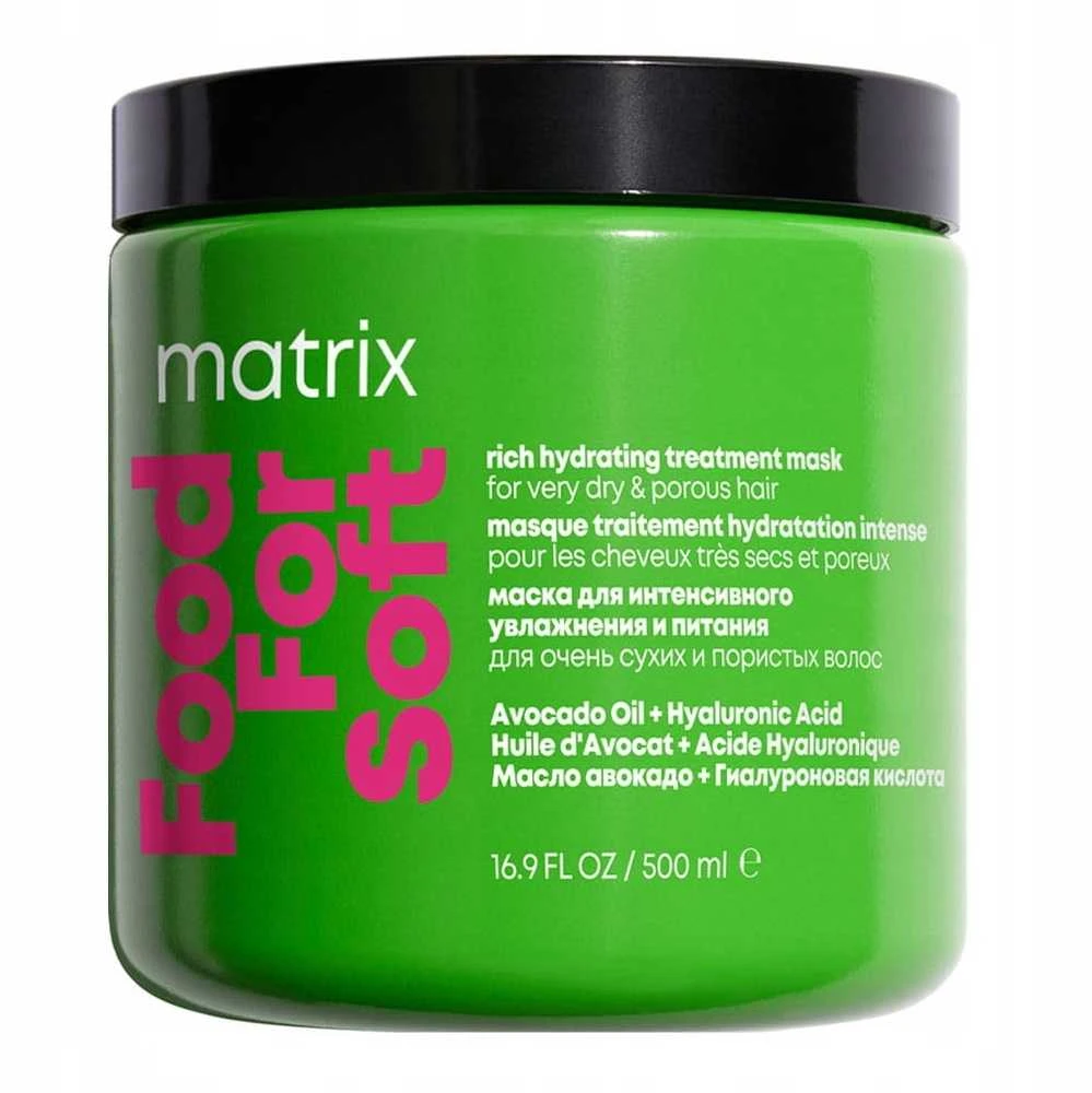 Drėkinamoji plaukų kaukė Matrix Food for Soft Rich Hydrating Mask 500ml
