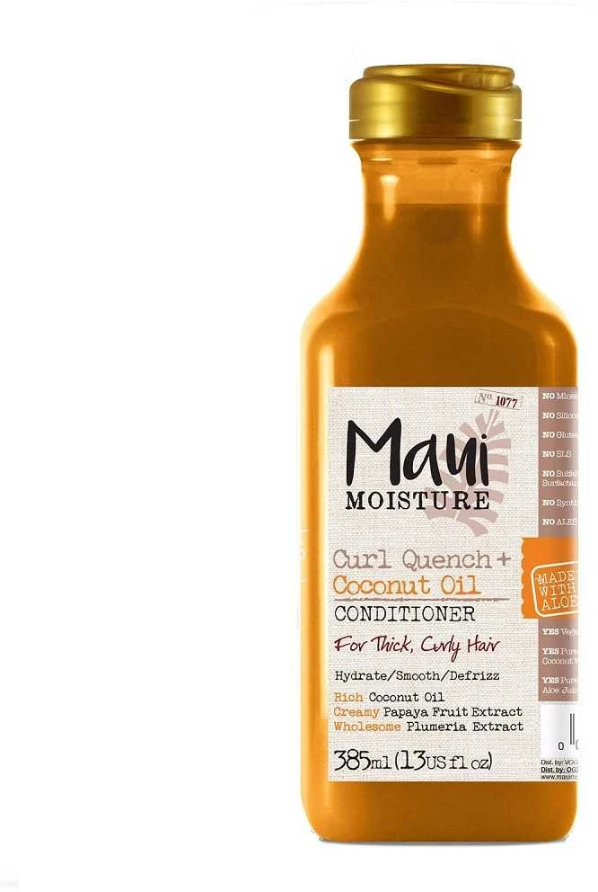 Maui Moisture Maui Coconut Oil garbanotų plaukų kondicionierius 385ml