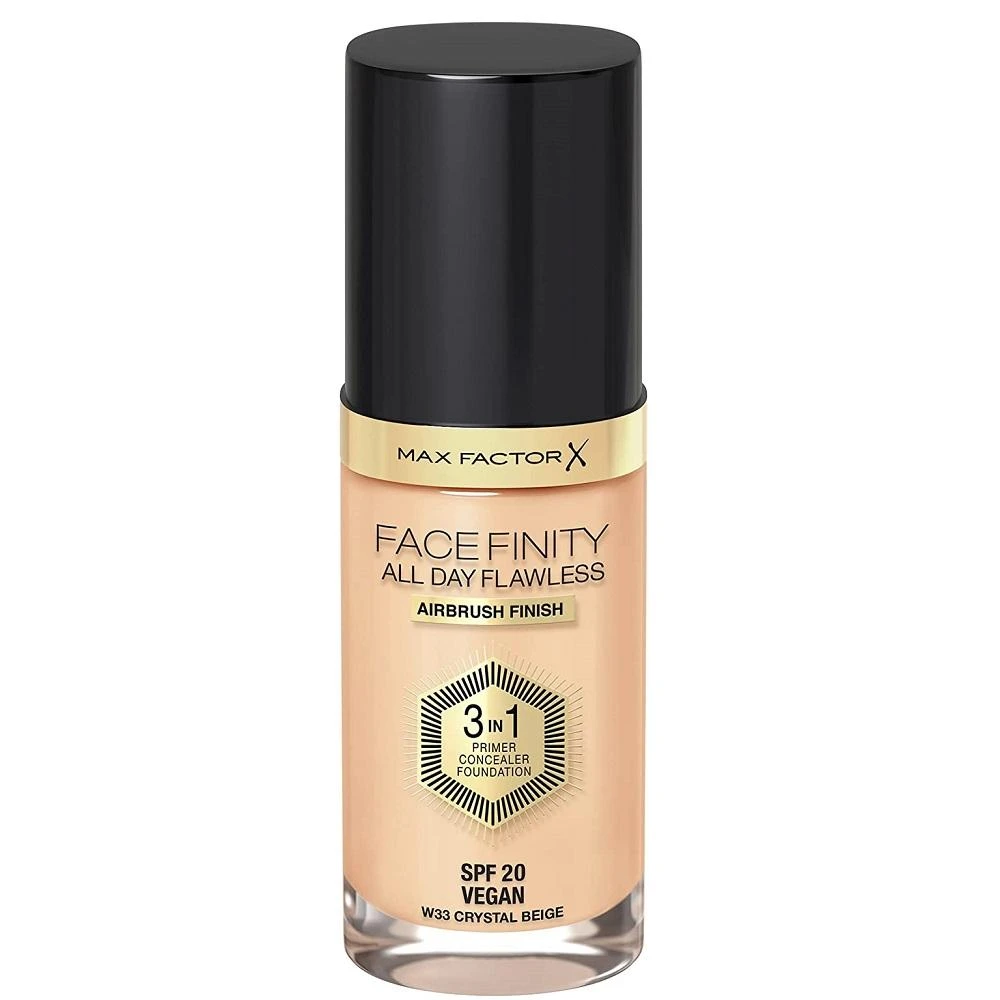 „Max Factor Face Finity All Day Flawless Kreminis“ makiažo pagrindas, 30 Porcelain, 30 g