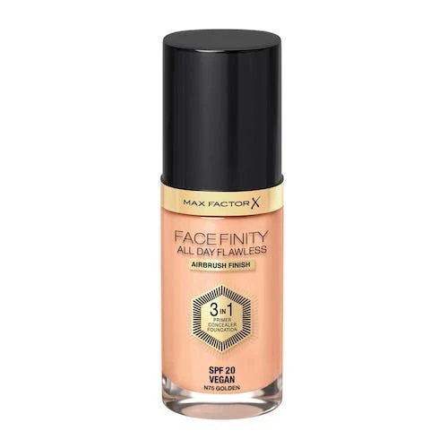 "Max Factor Facefinity 3 in 1" maskuoklis ir makiažo pagrindas Spf20 75 Golden 30ml