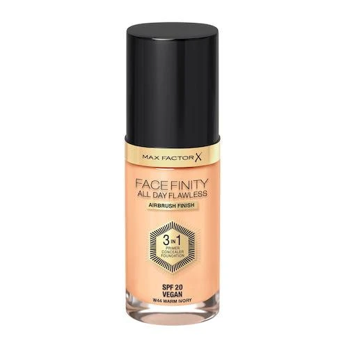 "Max Factor Facefinity 3 in 1" makiažo pagrindas , maskuoklis ir makiažo pagrindas Spf20 44 Warm Ivory 30ml