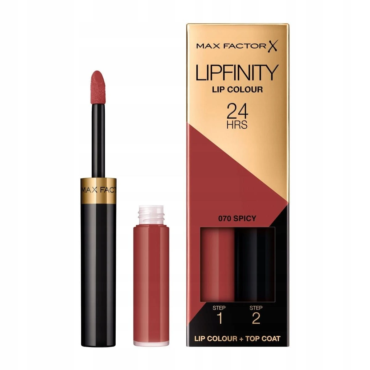 Max Factor Lipfinity Lip Colour 070 Spicy ilgai išliekantys lūpų dažai