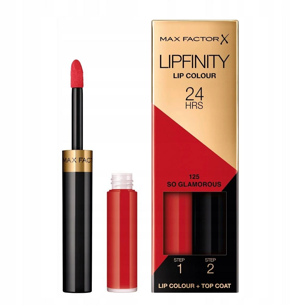 "Max Factor Lipfinity" lūpų dažai 24h 125 So Glamurous 2ml