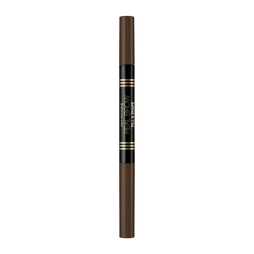 "Max Factor Real Brow Fill - Shape 03 Medium Brown antakių pieštukas ir pudra