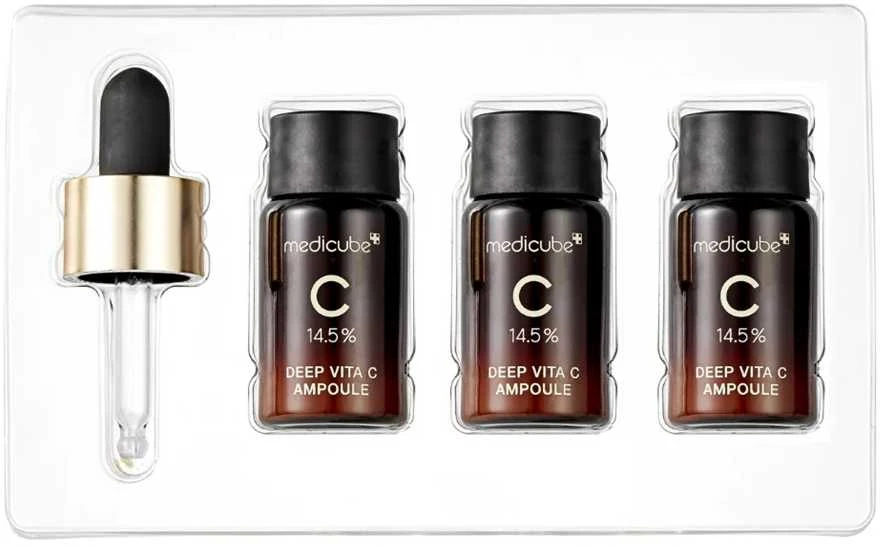 Medicube Deep Vita C Ampoule 2.0 Set veido ampulės, 3 x10 ml