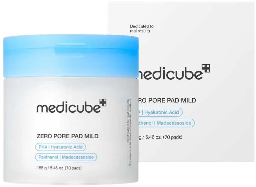 Medicube Zero Pore Pad Mild Šveičiamieji Veido Padeliai 2.0, 70 vnt. / 155 g.