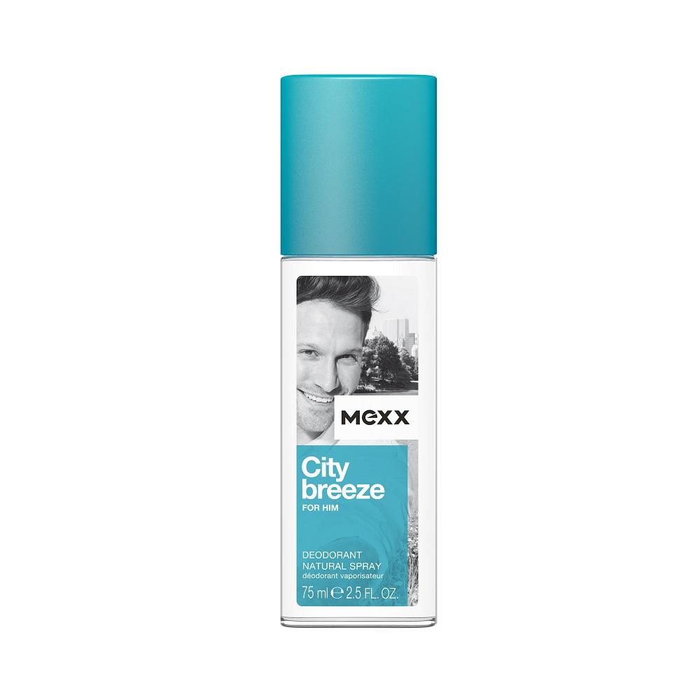 Mexx City Breeze for Him dezodorantas stiklinėje 75ml