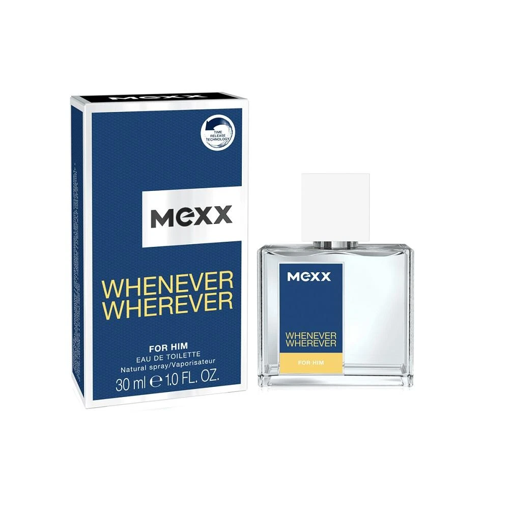 Mexx Whenever Wherever EDT tualetinis vanduo vyrams, 30 ml