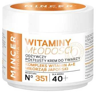„Mincer Pharma“ jaunystės vitaminai 40+, 50 ml