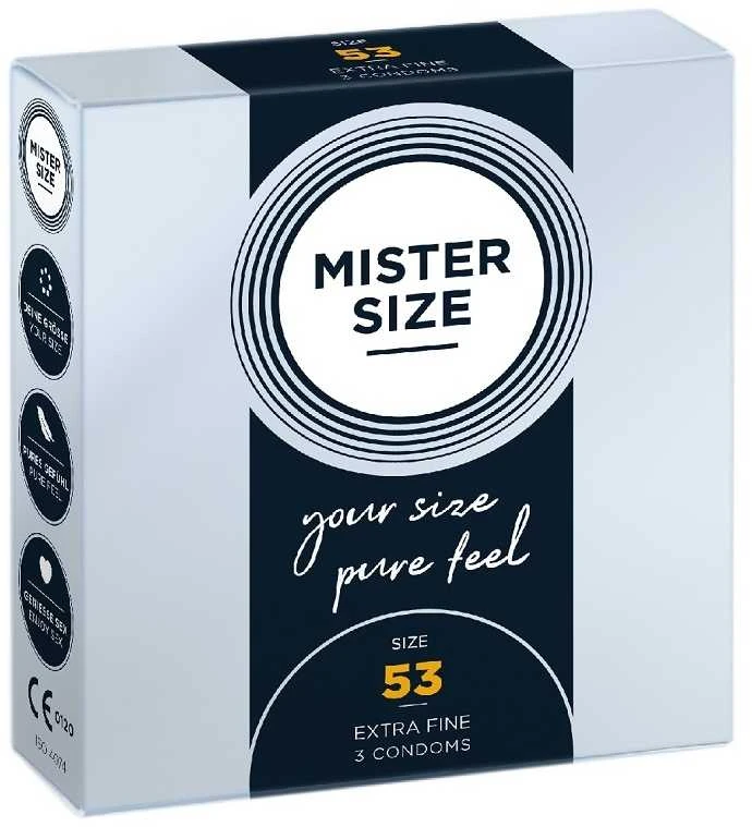 Mister Size 53mm pakuotė 3 vnt