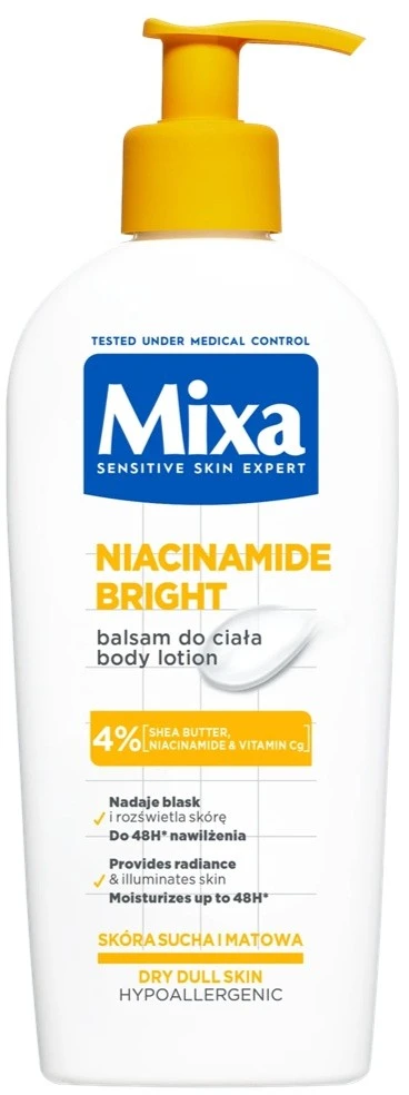 MIXA Niacinamidas Bright, 250 ml