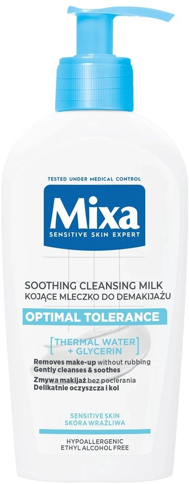 MIXA Optimal Tolerance valomasis micelinis pienelis jautriai odai, 200 ml