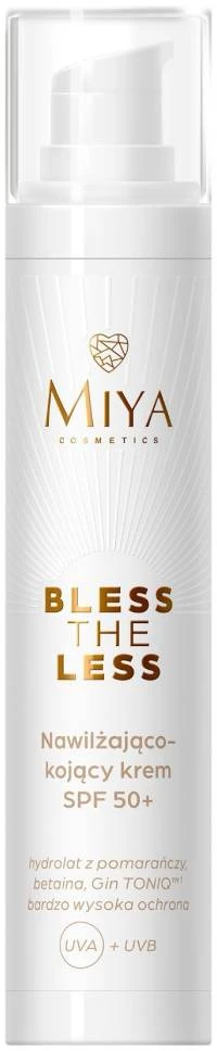 Miya Cosmetics Bless The Less nawilżająco-kojący krem SPF50+ 50ml