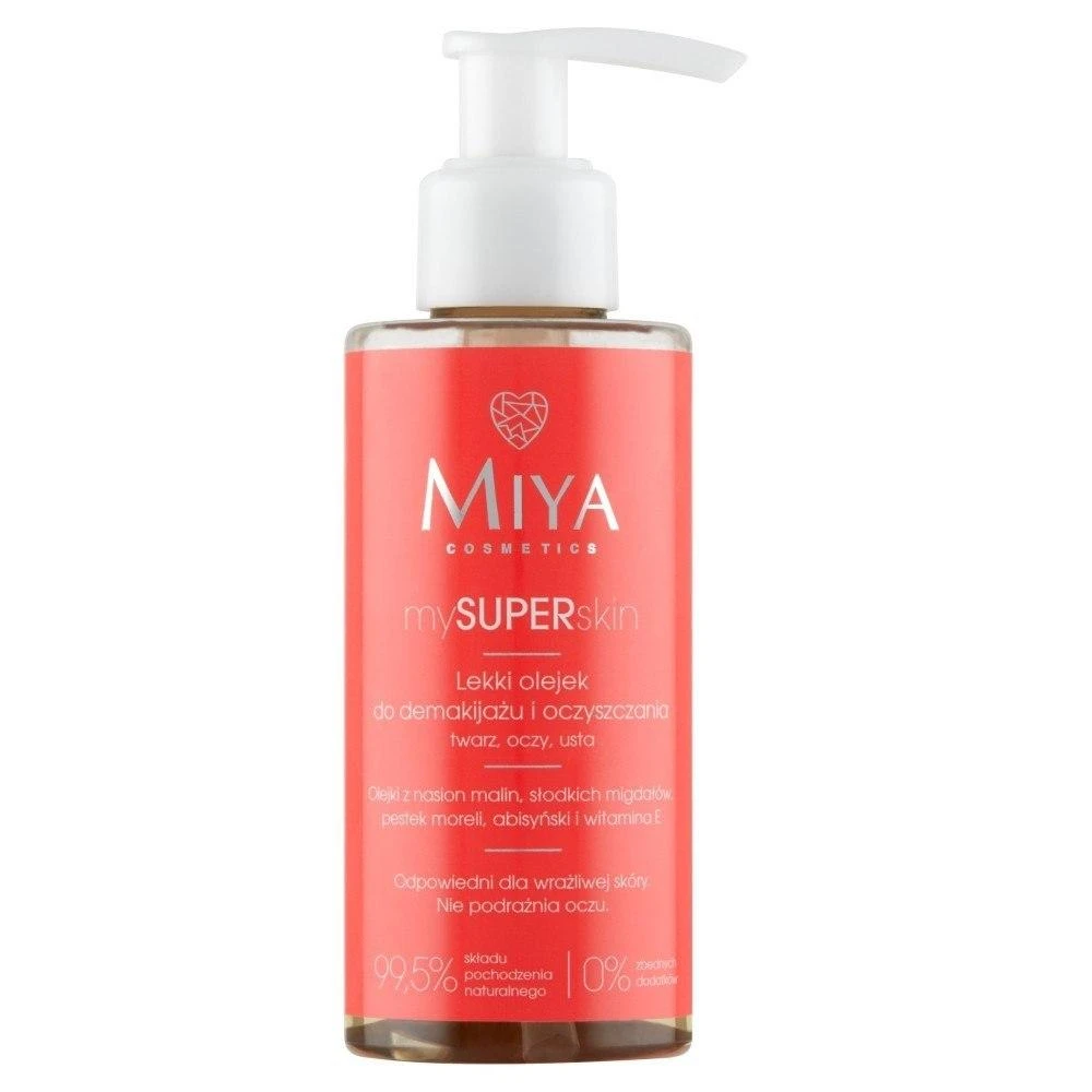 Miya Cosmetics MySUPERskin Light makiažo valiklis and Cleasing Oil makiažo valymo aliejus, 140 ml