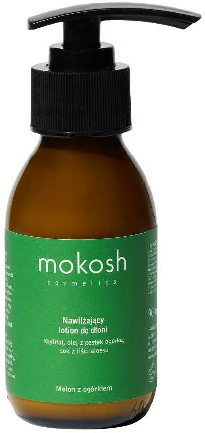„Mokosh“ drėkinamasis rankų losjonas „Melionas su agurku“ 100 ml