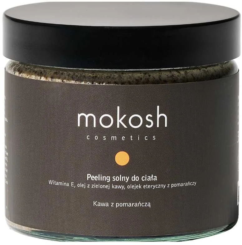 Mokosh Cosmetics Body Salt Srub Coffee & Oranžinis kūno druskos šveitiklis Kava su apelsinu 300g