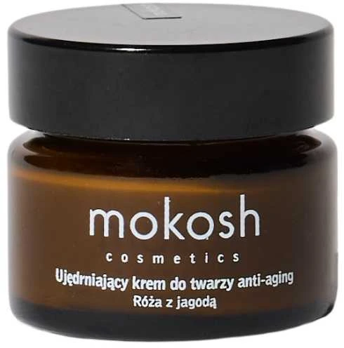 Mokosh veido kremas Rose su mėlynėmis stangrina 15ml