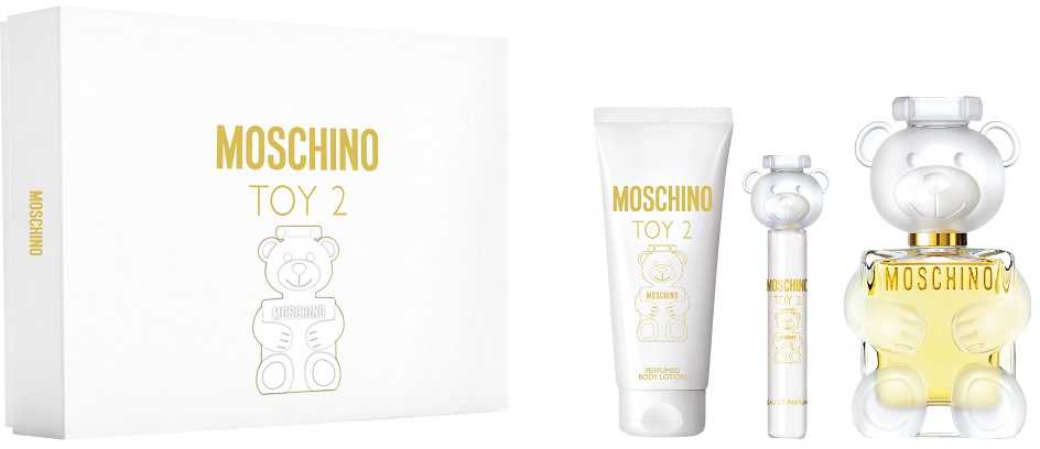 Moschino Toy 2 rinkinys moterims (EDP,  100 ml + kūno losjonas, 100 ml + EDP miniatiūra, 10 ml)