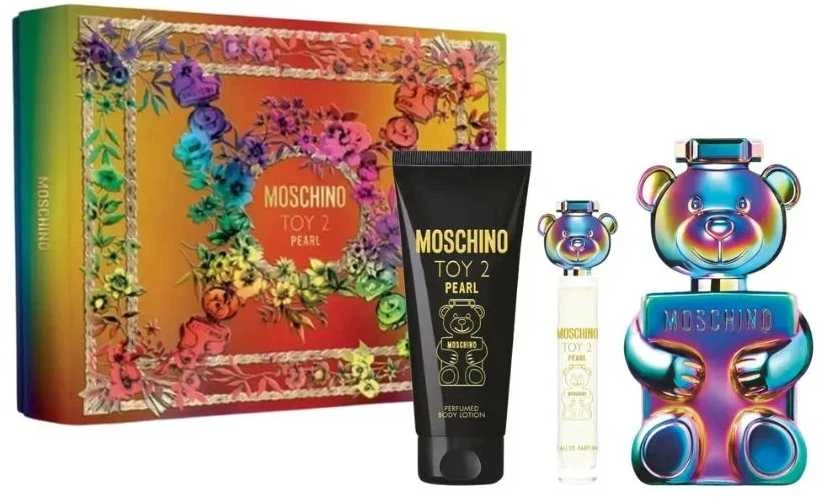 Unisex dovanų rinkinys Moschino Toy 2 Pearl, EDP 100 ml + kūno losjonas 100 ml + EDP 10 ml