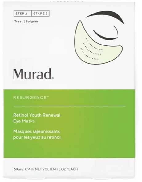 „Murad Skincare“ „Murad Retinol Youth Renewal“ akių kaukės, 5 vnt.